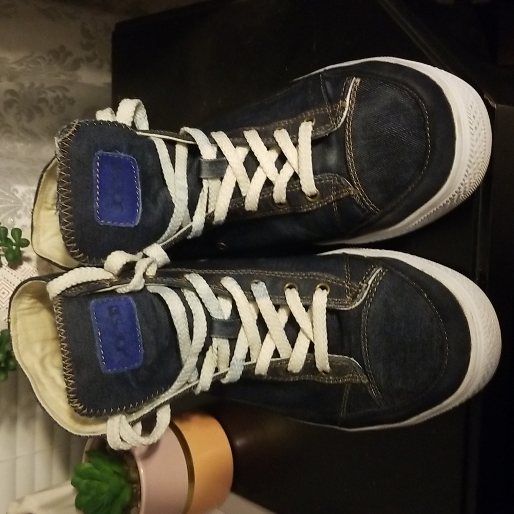 Rare Joe's  Jeans high top sneakers Y2K